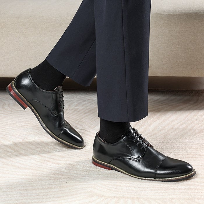 9 Best Men's Black Formal Shoes To Look Chic-Bruno Marc