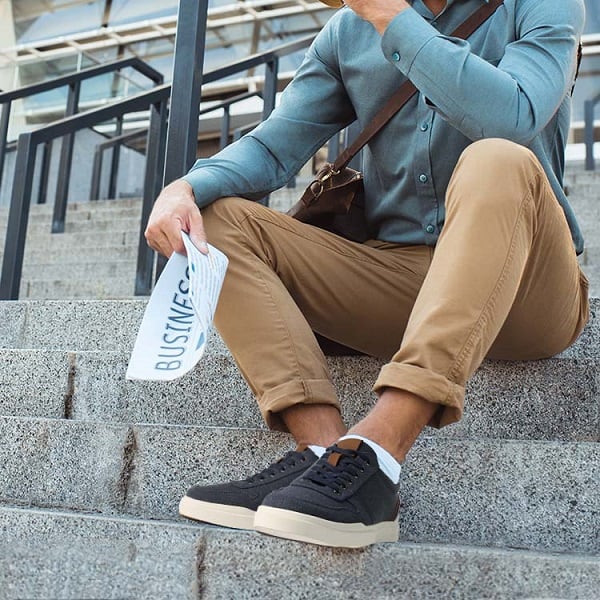 Men's Elegant Dark Brown Sneaker