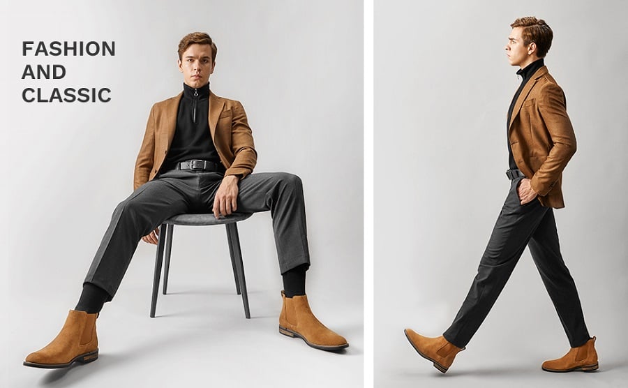 6 Trendy Men's Boots To Wear With Suit For A Sassy Look-Bruno Marc