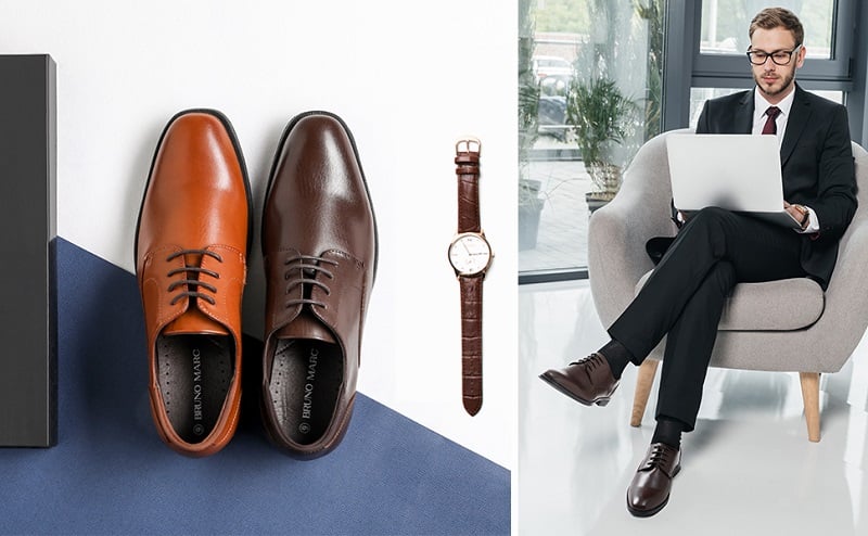 Fjernelse sladre saltet How To Style Brown Shoes, White Shirt And Black Pants-Bruno Marc