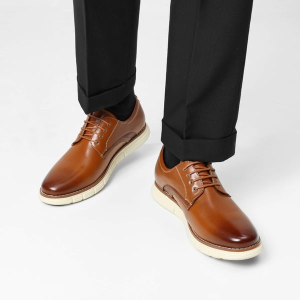 How To Wear Brown Shoes With Black Jeans-Bruno Marc