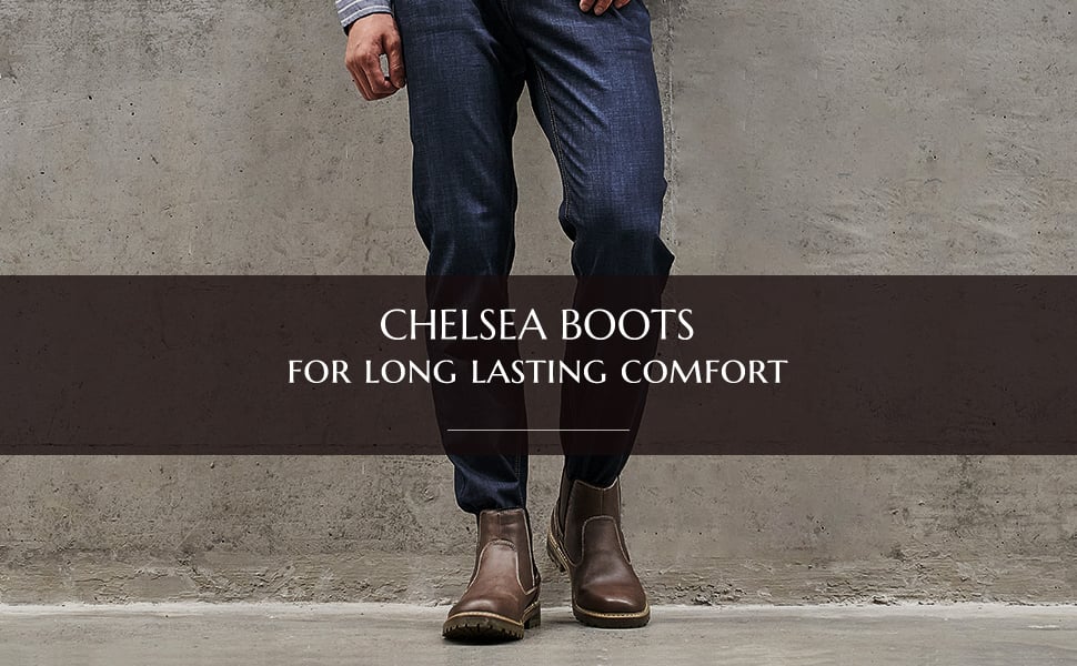 Bruno Marc Men's Chelsea Boots Dress Ankle Slip On