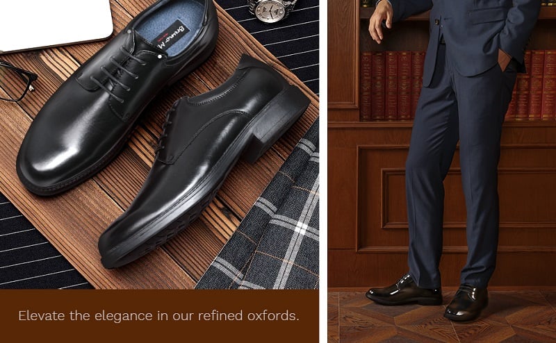 Men's Fashion Formal Pu Leather Shoes, Business & Versatile