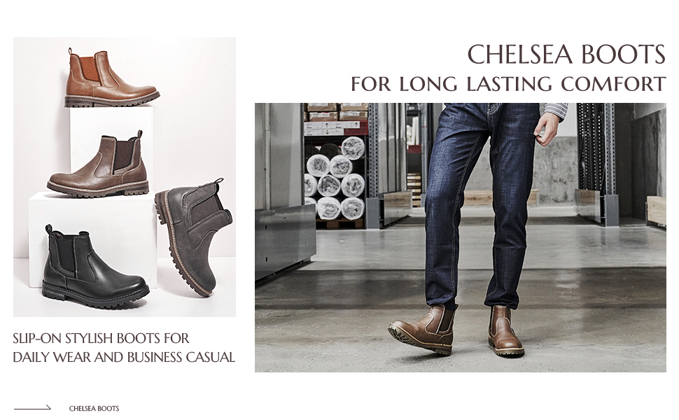 Men s Chelsea Ankle Boots Casual Boots Bruno Marc