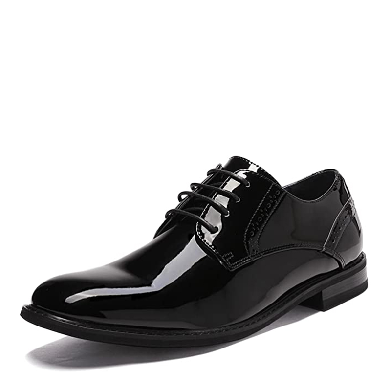 Men's Leather Oxfords  Oxford Dress Shoes-Bruno Marc