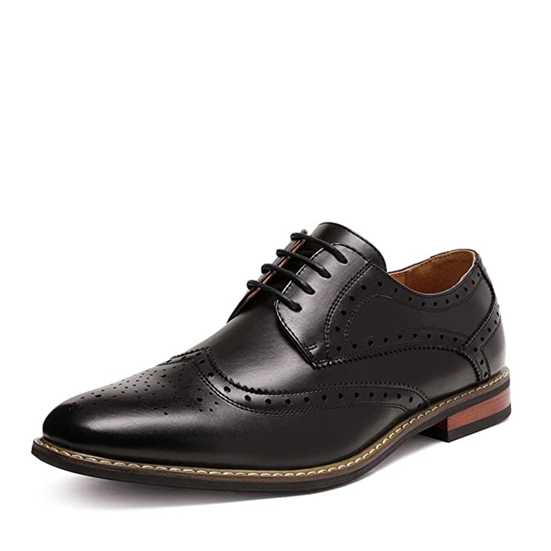 Men s Wingtip Dress Shoes Classic Oxford Shoes Bruno Marc