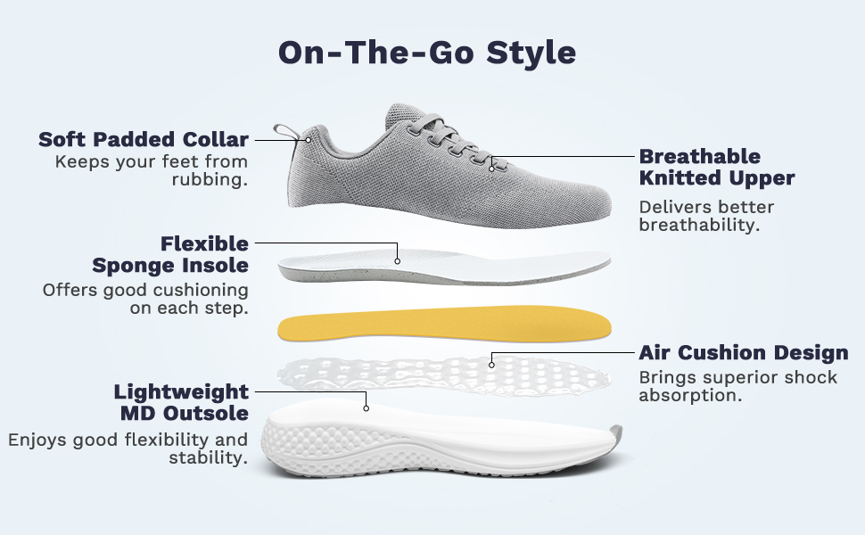 Men's Mesh Sneakers Air Cushion SneakersBruno Marc