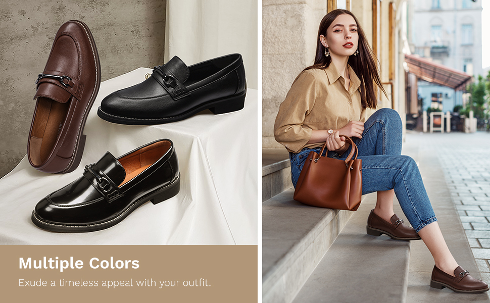 Women's Dress Loafers Slip On LoafersBruno Marc