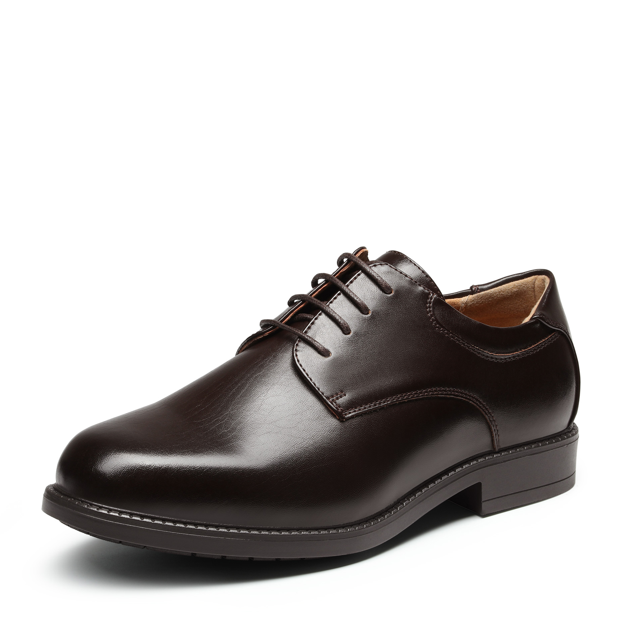 Men's Formal Sleek Vegan Leather Dress Shoes-brunomarcshoes