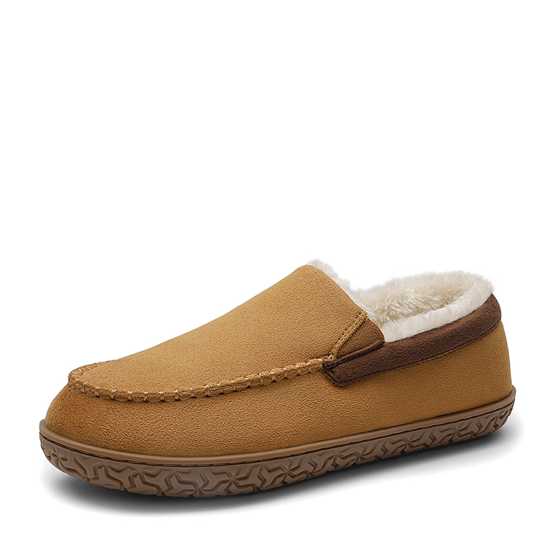 Men's Fur Lined Slippers Winter Warm Home SlipperBruno Marc