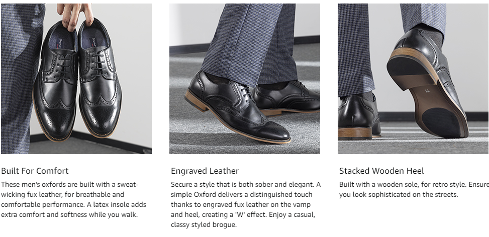 Mens wood discount sole dress shoes