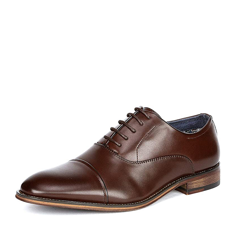 Men's Cap Toe Oxfords Formal Dress ShoesBruno Marc