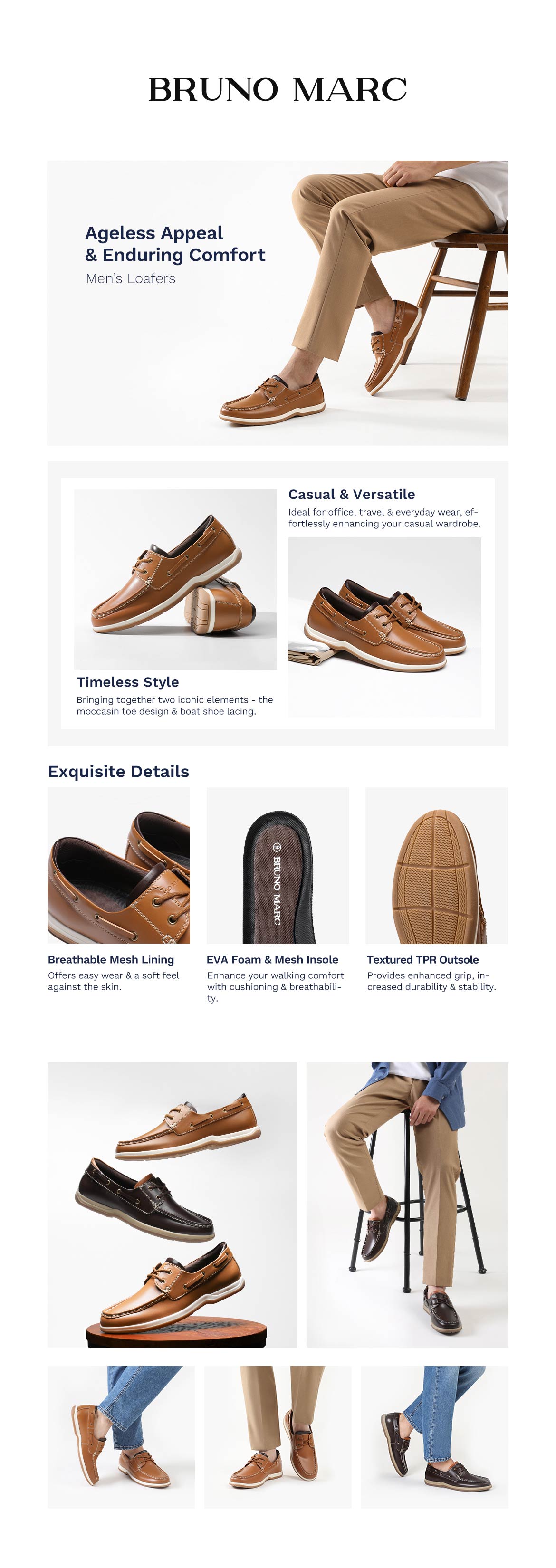 Bruno marc boat shoes online