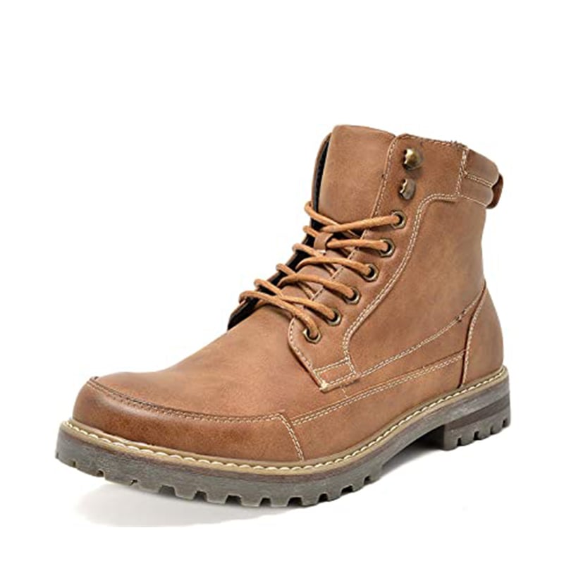 Men's Lace Up Combat Boots | Motorcycle Boots-Bruno Marc