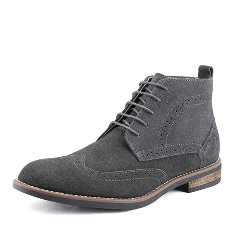 Men s Wingtip Chukka Boots Suede Chukka Boots Bruno Marc