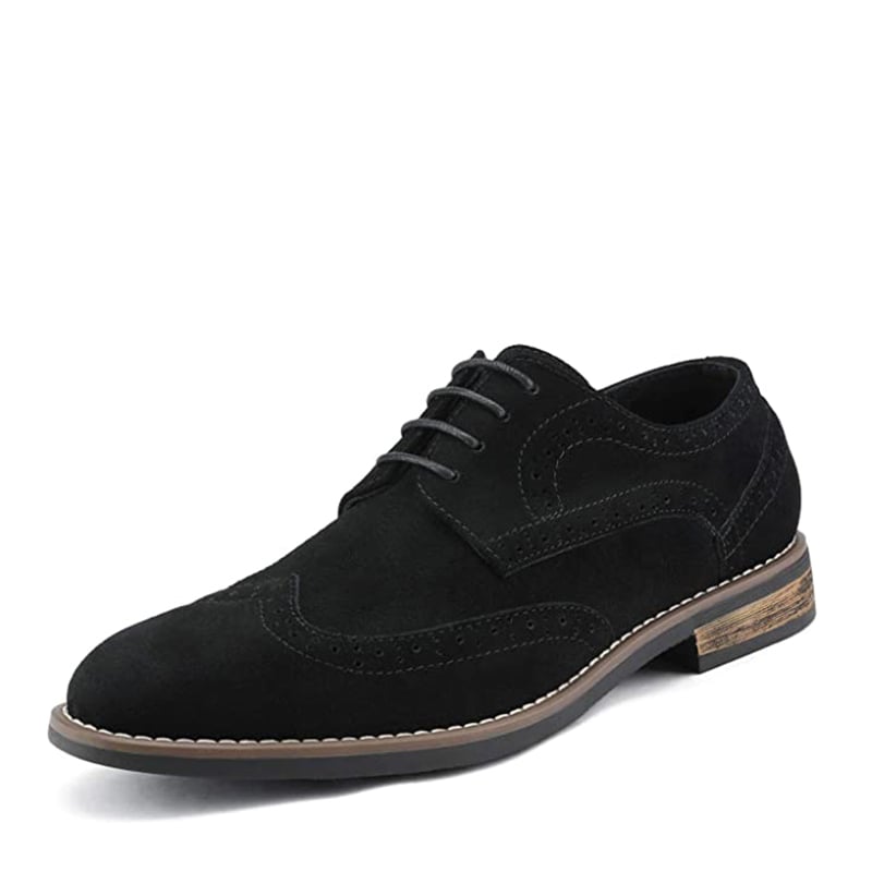 Nordstrom Men's Suede Leather Oxfords Derby Lace Up Shoe Wingtips ...