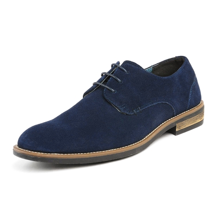 for Men Bruno Verri Leather Lace-up Shoes in Dark Blue Blue Mens Shoes Lace-ups Oxford shoes 