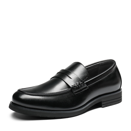 Men s Black Loafer Shoes Bruno Marc