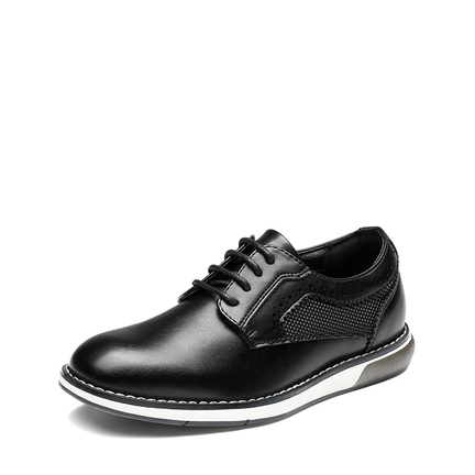 Big boys 2024 black dress shoes