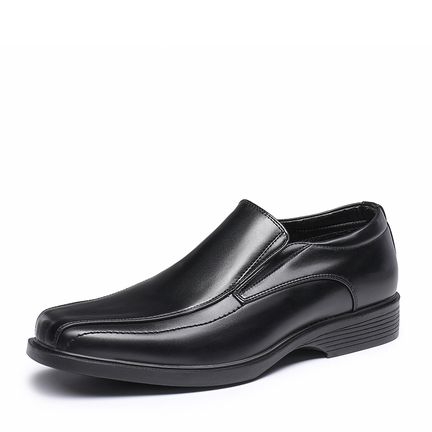 Black dress top shoes with buckle
