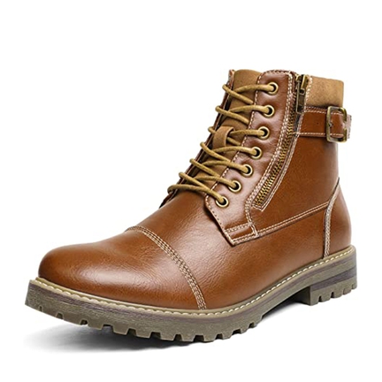 Men’s Dress Boots | Leather & Brown Dress Boot-Bruno Marc