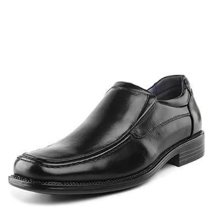 Men's Dress Loafers In Black & Brown-Bruno Marc