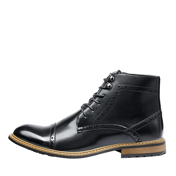 Bruno Marc Men's Brogue Dress Boots Formal Derby Ankle Boots BERGEN-03 