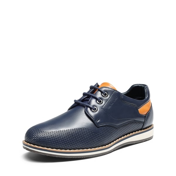 Boys' Denim Casual Oxford Sneaker Shoes-Bruno Marc