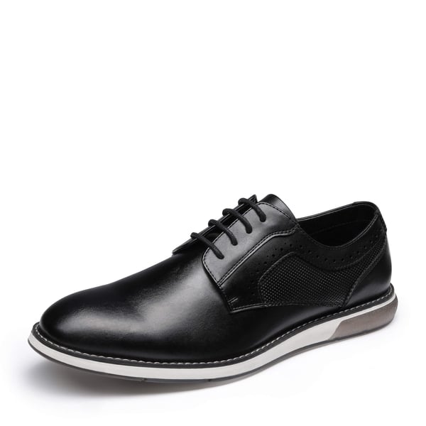 Men's Oxford Sneakers | Plain Toe Sneakers-Bruno Marc