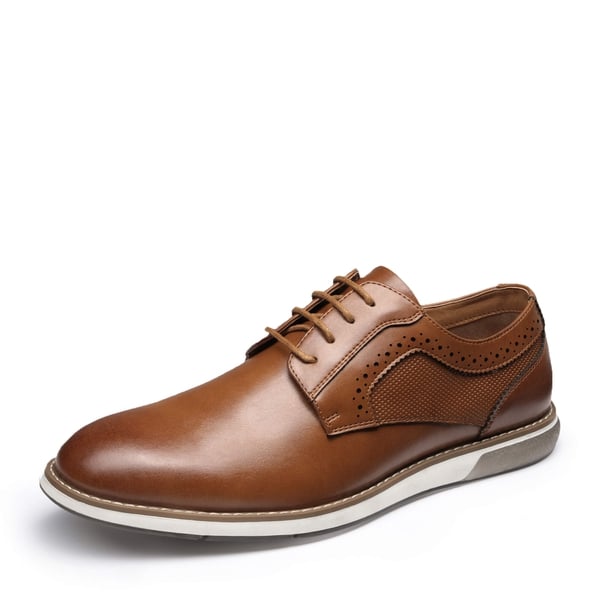 Men's Plain Toe Oxford Dress Sneakers-Bruno Marc