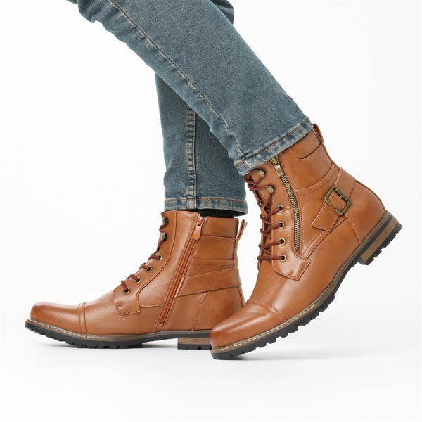 Men's Motorcycle Combat Boots Military BootBruno Marc