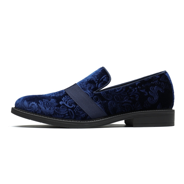 Blue velvet on sale dress shoes