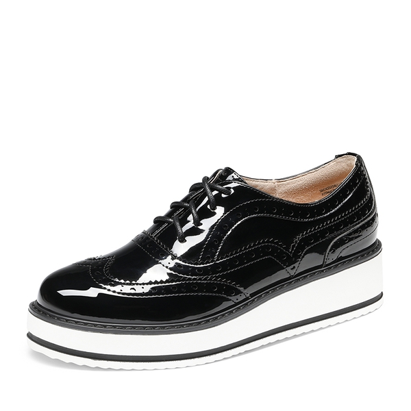 Women's Platform Oxfords | Lace Up Oxfords-Bruno Marc