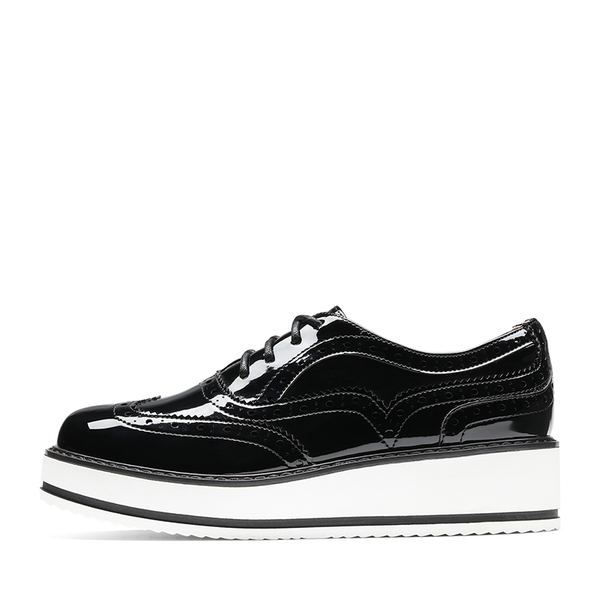 Platform best sale wingtip shoes