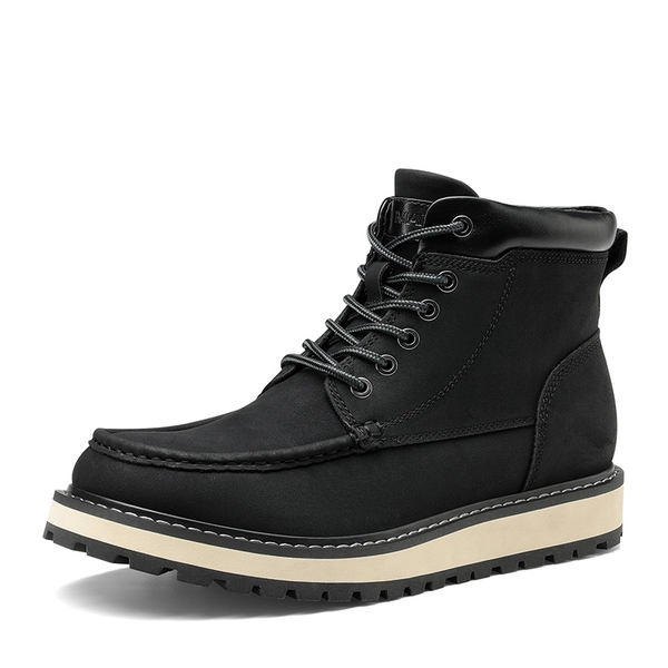 Men's casual moc toe boots clearance