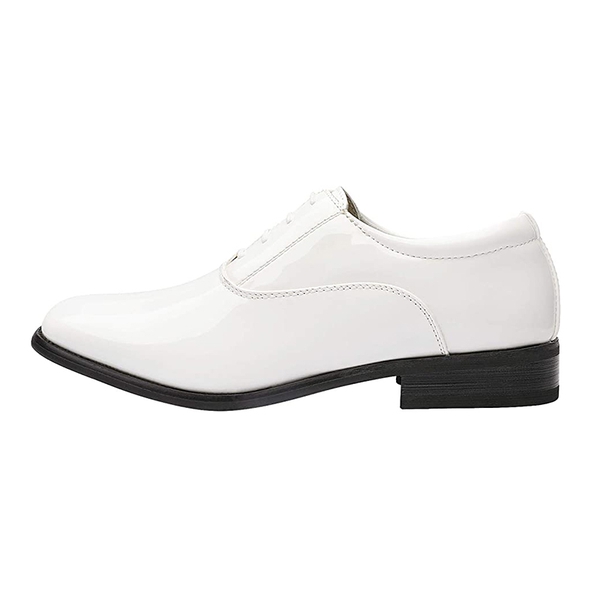 White patent clearance leather dress shoes
