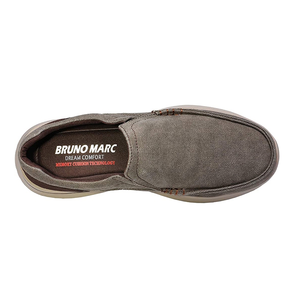 Men's Canvas Loafer SlipOn LoafersBruno Marc