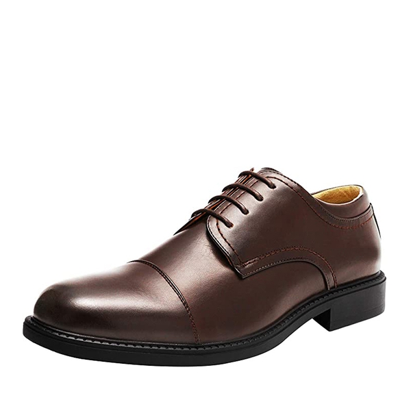 Men's Round-Toe Oxford Dress Shoes-Bruno Marc
