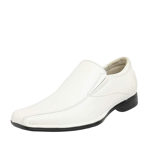 White loafer deals dress shoes