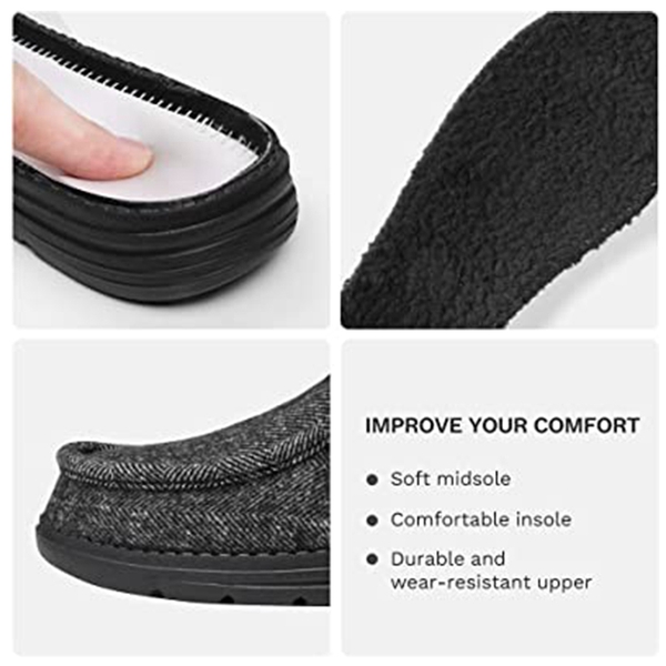 Men’s Slipon Casual Loafers Fur Lined LoaferBruno Marc